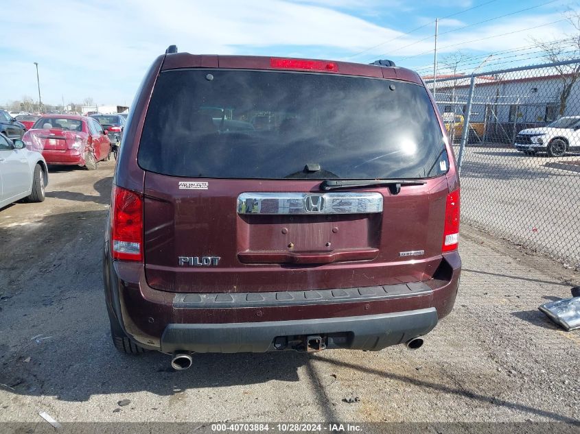 2010 Honda Pilot Touring VIN: 5FNYF3H99AB021700 Lot: 40703884