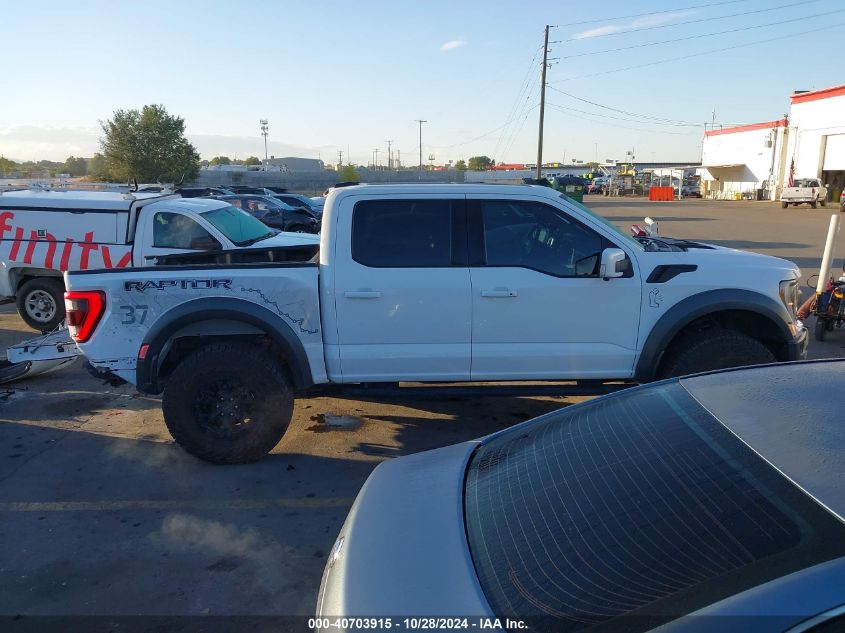 2022 Ford F-150 Raptor VIN: 1FTFW1RG8NFA15218 Lot: 40703915