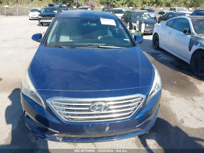 2015 Hyundai Sonata Se VIN: 5NPE24AF7FH227434 Lot: 40703954