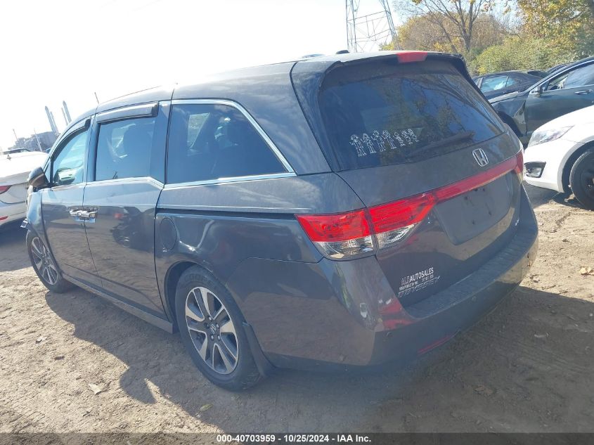 VIN 5FNRL5H94FB060999 2015 Honda Odyssey, Touring/T... no.3