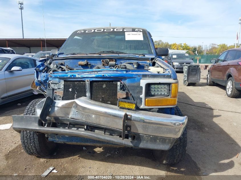 1991 Dodge Dakota VIN: 1B7GG26X2MS288267 Lot: 40704020