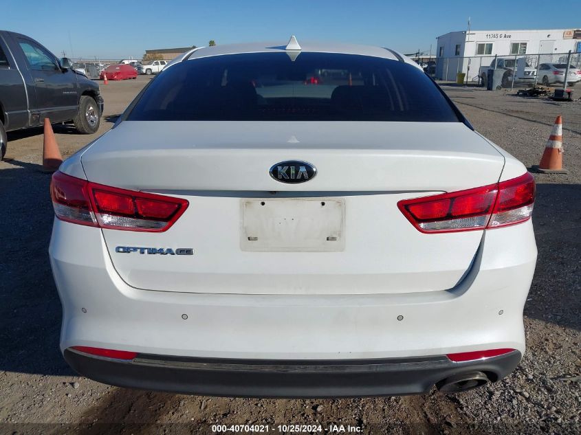 2018 Kia Optima Lx VIN: 5XXGT4L32JG237057 Lot: 40704021