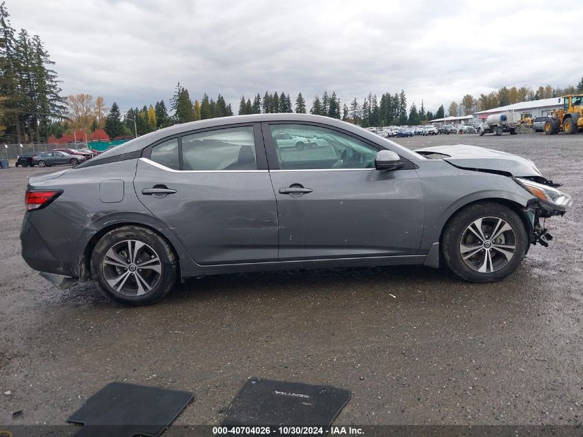 2020 Nissan Sentra Sv Xtronic Cvt VIN: 3N1AB8CV0LY288202 Lot: 40704026