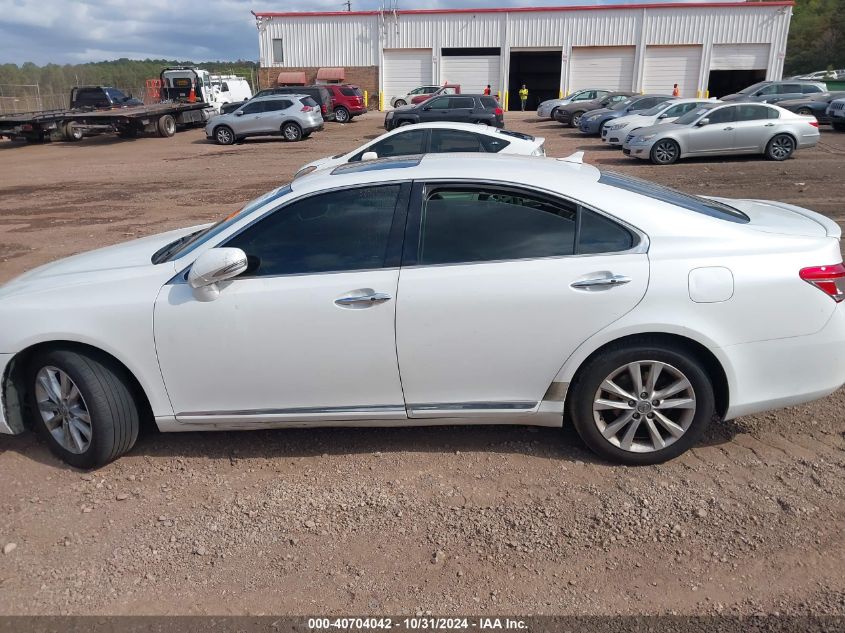 2010 Lexus Es 350 VIN: JTHBK1EG8A2384743 Lot: 40704042