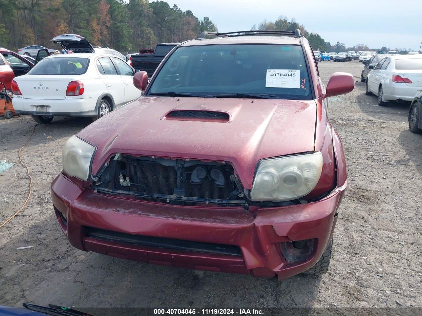 2006 Toyota 4Runner Sr5 Sport V6 VIN: JTEBU14R868070282 Lot: 40704045