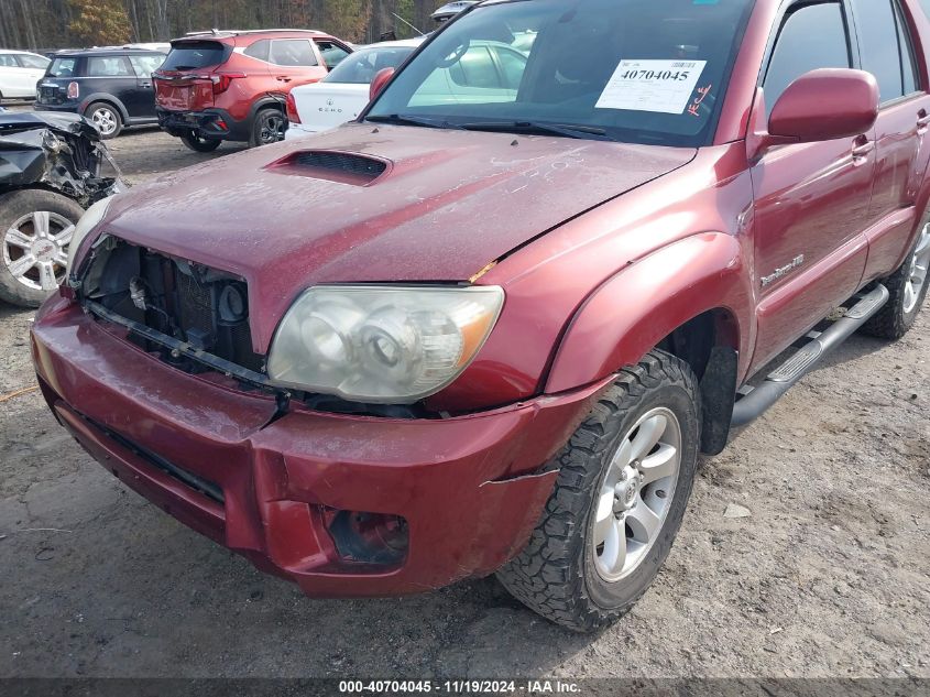 2006 Toyota 4Runner Sr5 Sport V6 VIN: JTEBU14R868070282 Lot: 40704045