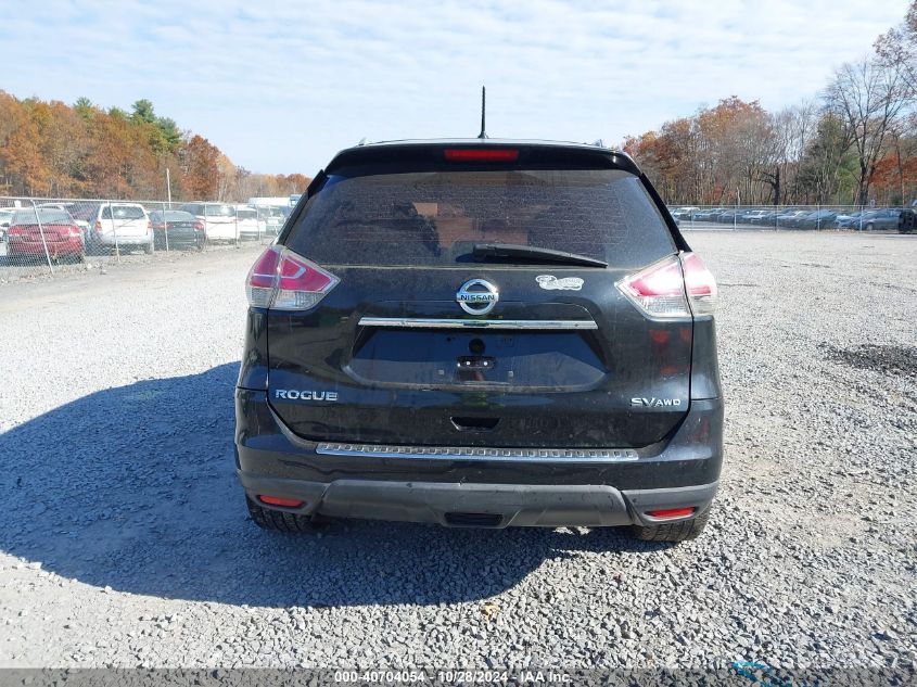 2015 Nissan Rogue Sv VIN: 5N1AT2MV6FC809549 Lot: 40704054