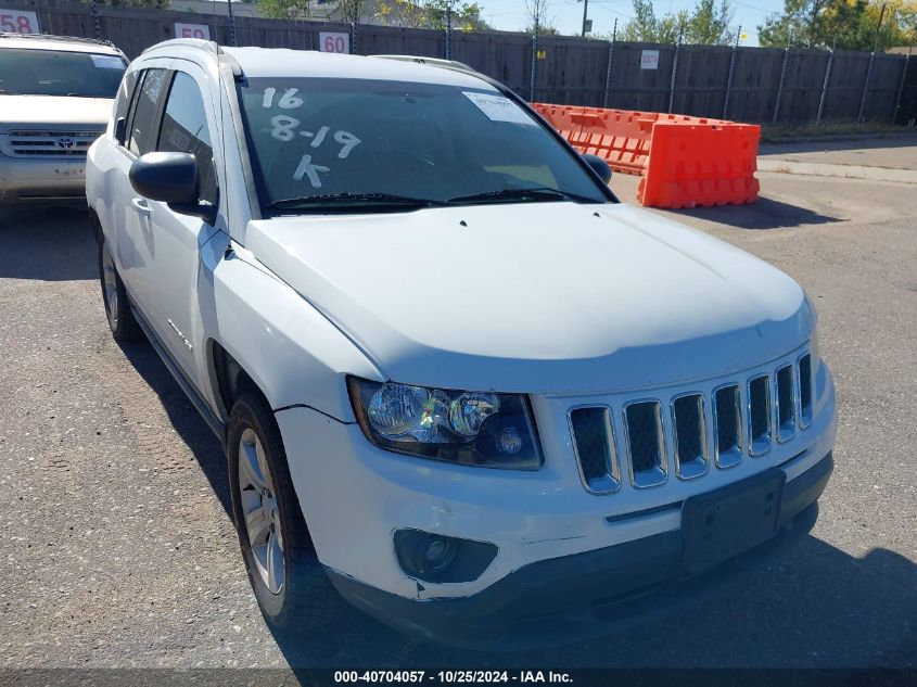 2016 Jeep Compass Sport VIN: 1C4NJDBB1GD722864 Lot: 40704057