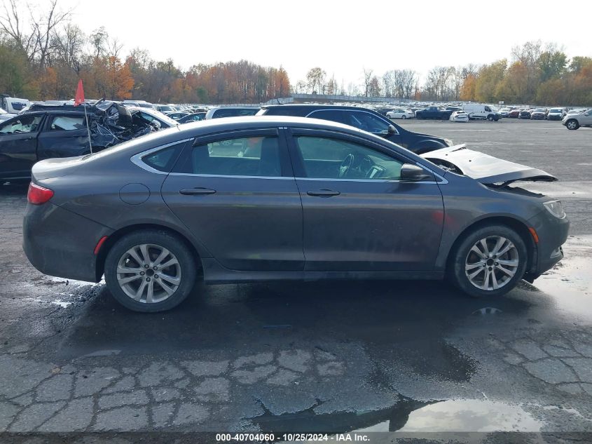 2015 Chrysler 200 Limited VIN: 1C3CCCAB9FN548889 Lot: 40704060