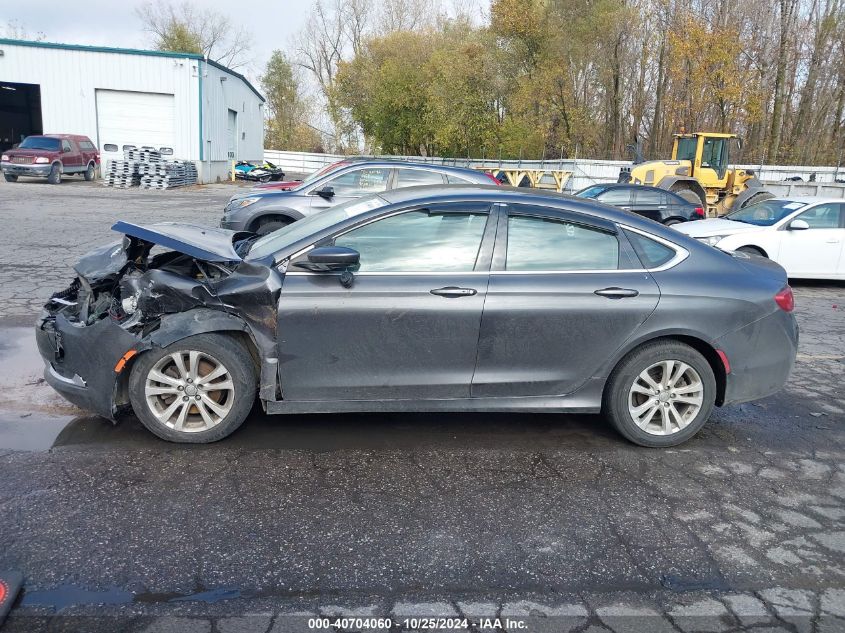 2015 Chrysler 200 Limited VIN: 1C3CCCAB9FN548889 Lot: 40704060