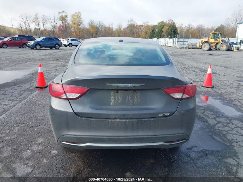 2015 Chrysler 200 Limited VIN: 1C3CCCAB9FN548889 Lot: 40704060