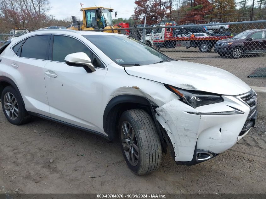 2016 Lexus Nx 200T VIN: JTJBARBZ2G2080239 Lot: 40704076