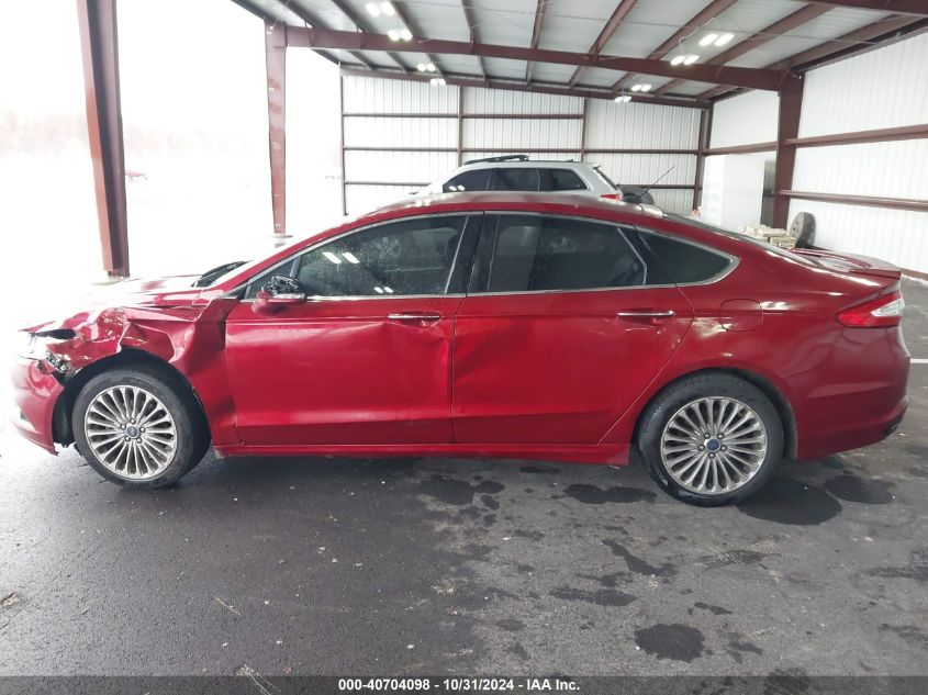 2016 Ford Fusion Titanium VIN: 3FA6P0K98GR399242 Lot: 40704098