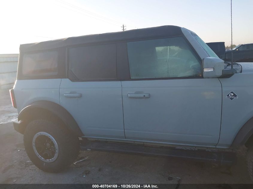 2022 Ford Bronco Outer Banks VIN: 1FMEE5DP6NLA73368 Lot: 40704169