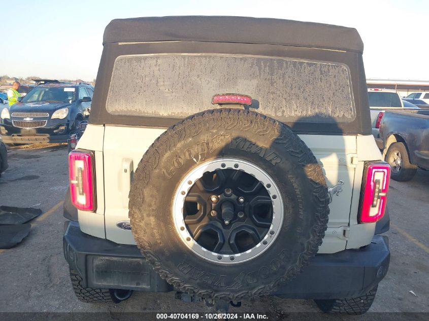 2022 Ford Bronco Outer Banks VIN: 1FMEE5DP6NLA73368 Lot: 40704169