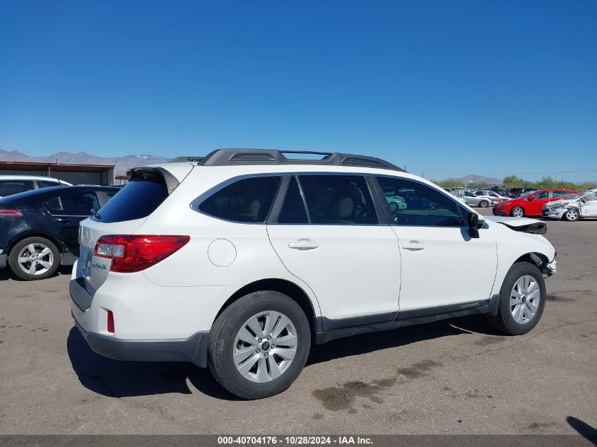 2015 Subaru Outback 2.5I Premium VIN: 4S4BSBFC2F3302098 Lot: 40704176