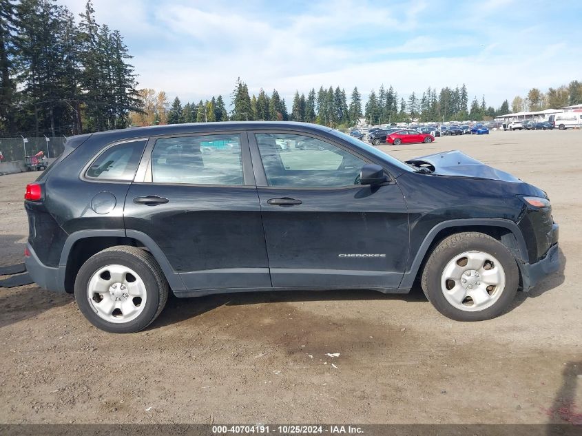 2014 Jeep Cherokee Sport VIN: 1C4PJLAB1EW262580 Lot: 40704191