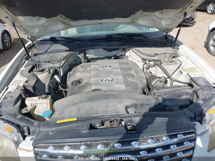 2003 Infiniti Fx45 VIN: JNRBS08W23X003067 Lot: 40704204