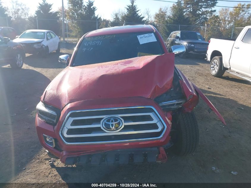 2020 Toyota Tacoma Limited VIN: 3TMGZ5AN1LM340030 Lot: 40704259