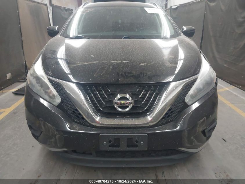 2018 Nissan Murano S/Sl/Sv/Platinum VIN: 5N1AZ2MG7JN124294 Lot: 40704273