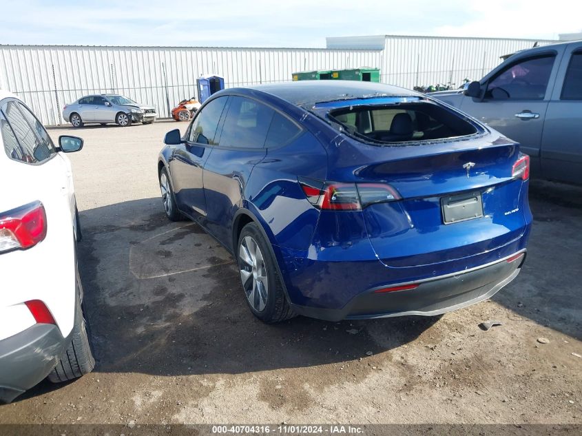 2021 Tesla Model Y Long Range Dual Motor All-Wheel Drive VIN: 5YJYGAEE8MF193773 Lot: 40704316