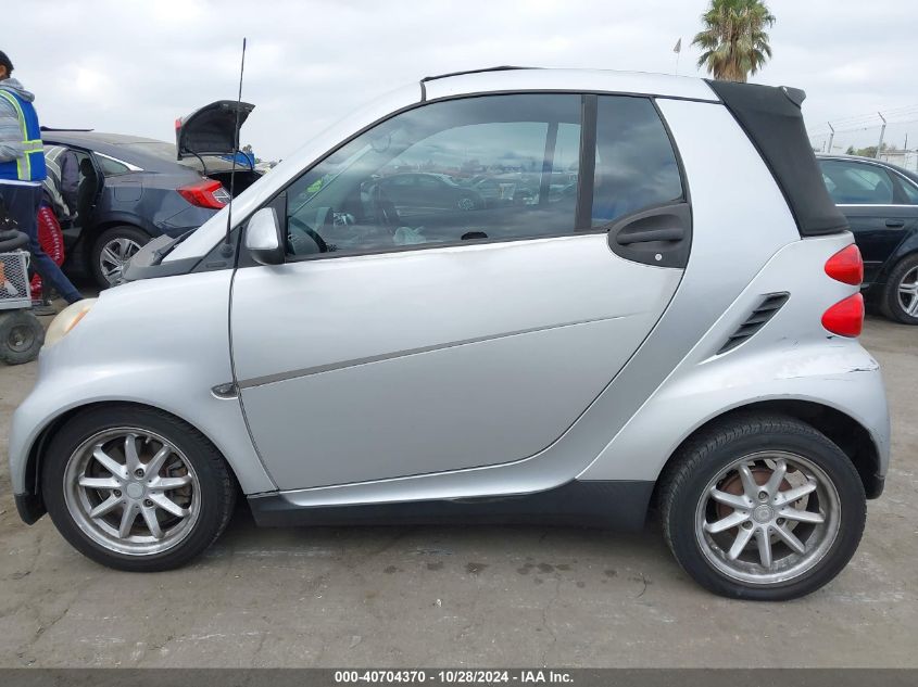 2008 Smart Fortwo Passion VIN: WMEEK31X68K168837 Lot: 40704370