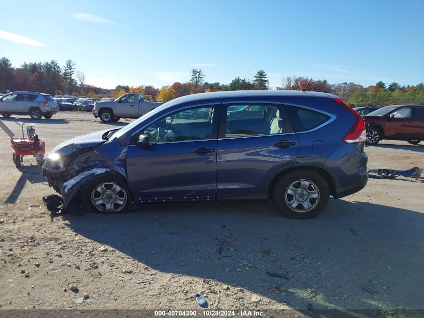 2013 Honda Cr-V Lx VIN: 2HKRM4H33DH637183 Lot: 40704390