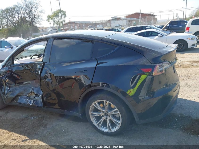 2020 Tesla Model Y Long Range Dual Motor All-Wheel Drive VIN: 5YJYGDEEXLF029862 Lot: 40704404