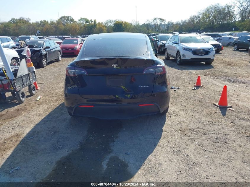 2020 Tesla Model Y Long Range Dual Motor All-Wheel Drive VIN: 5YJYGDEEXLF029862 Lot: 40704404