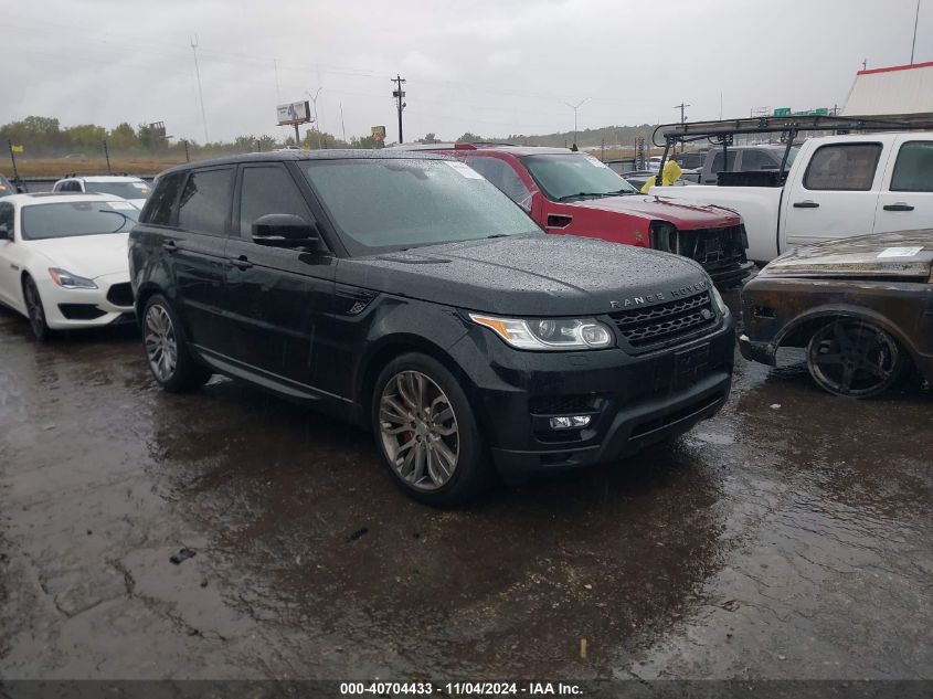 2016 Land Rover Range Rover Sport 5.0L V8 Supercharged/5.0L V8 Supercharged Dynamic VIN: SALWR2EF2GA111008 Lot: 40704433