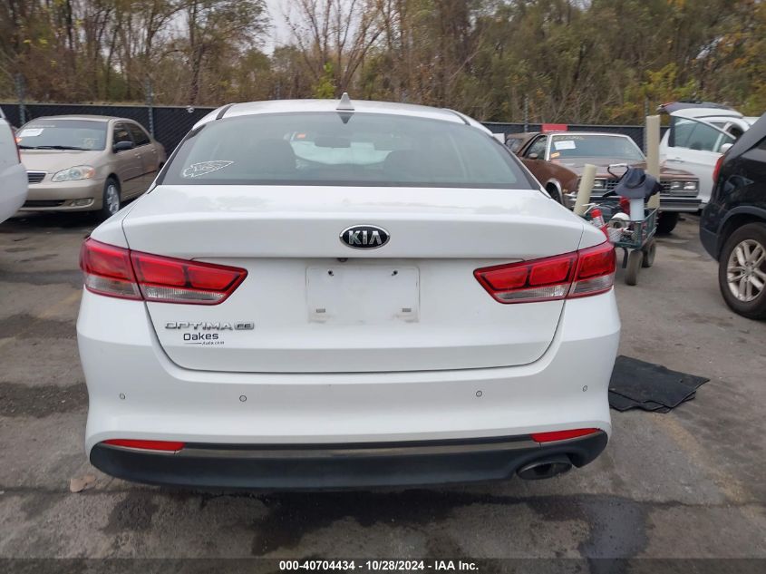 2017 Kia Optima Lx VIN: 5XXGT4L36HG130894 Lot: 40704434