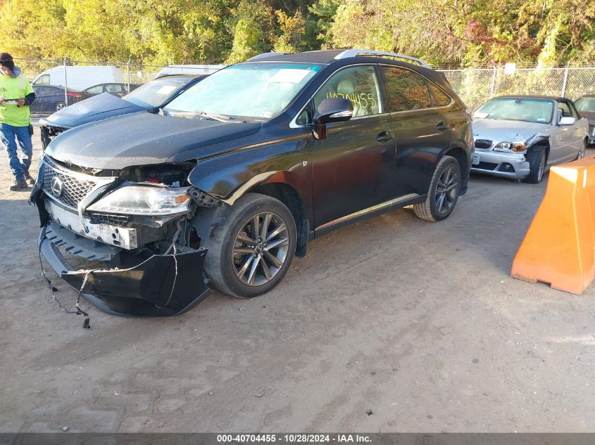 VIN 2T2BK1BA7FC260145 2015 Lexus RX, 350 F Sport no.2