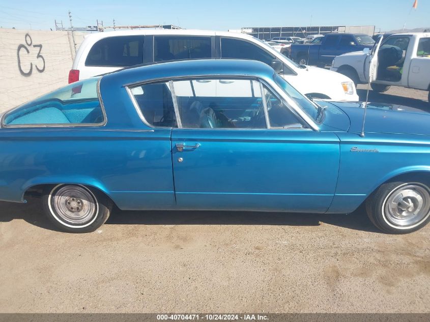 1965 Plymouth Barracuda VIN: AZ363650 Lot: 40704471