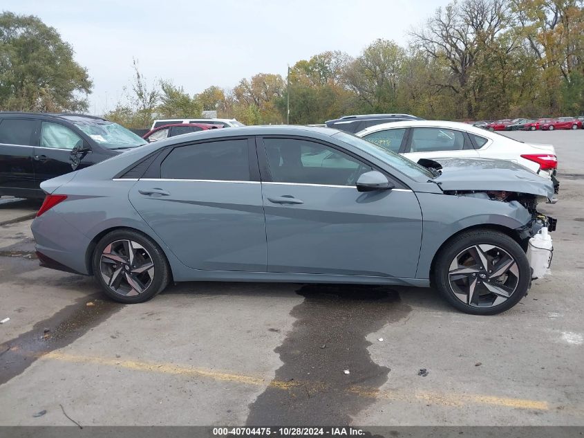 2022 Hyundai Elantra Limited VIN: KMHLP4AG1NU282740 Lot: 40704475