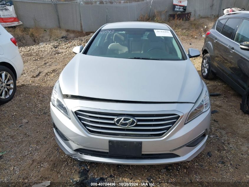 2015 Hyundai Sonata Se VIN: 5NPE24AFXFH254580 Lot: 40704496