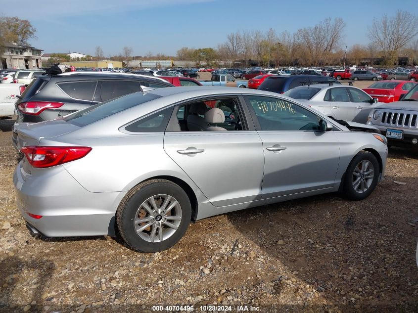 2015 Hyundai Sonata Se VIN: 5NPE24AFXFH254580 Lot: 40704496