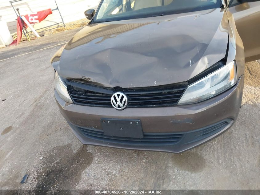 2012 Volkswagen Jetta 2.5L Se VIN: 3VWDP7AJ4CM370850 Lot: 40704526