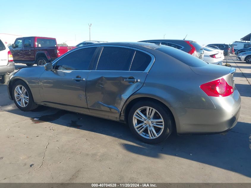 2013 Infiniti G37 Journey VIN: JN1CV6AP5DM722272 Lot: 40704528