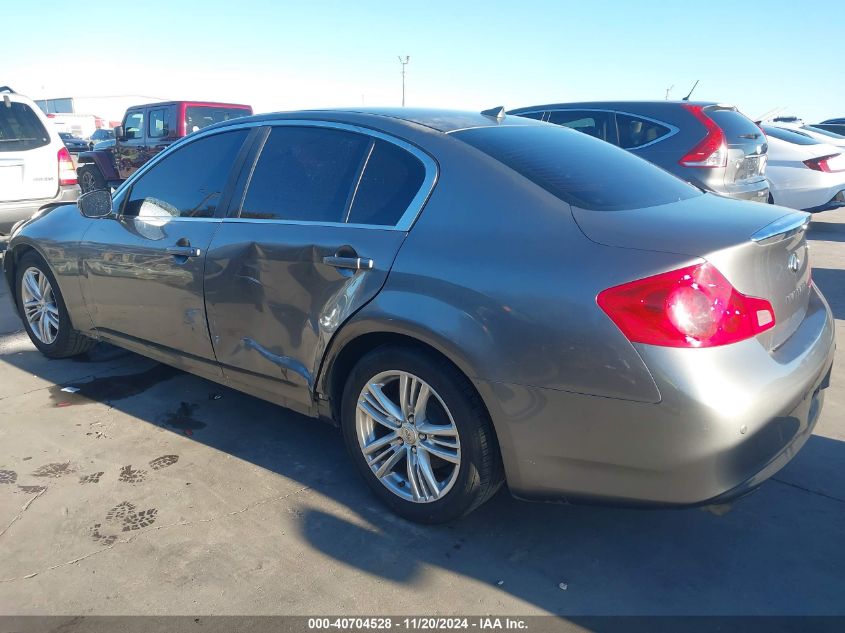 2013 Infiniti G37 Journey VIN: JN1CV6AP5DM722272 Lot: 40704528