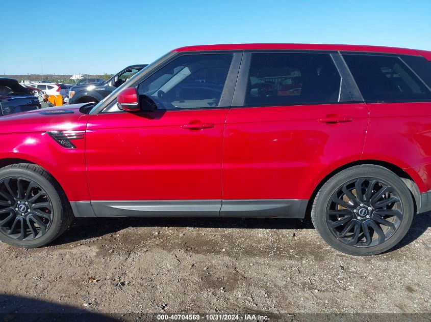 2014 Land Rover Range Rover Sport 3.0L V6 Supercharged Hse VIN: SALWR2WF1EA397638 Lot: 40704569