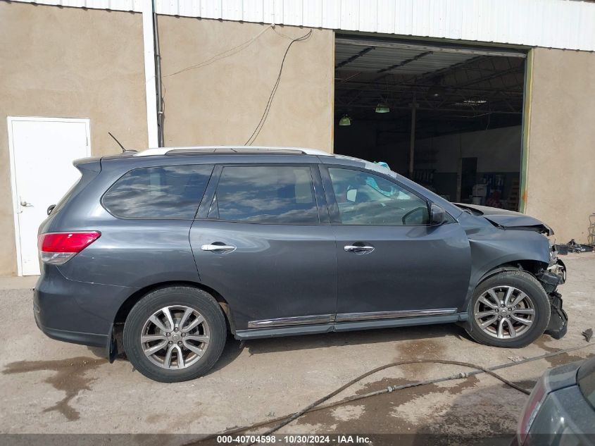 2014 Nissan Pathfinder Sl VIN: 5N1AR2MN9EC735086 Lot: 40704598