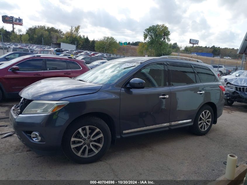 2014 Nissan Pathfinder Sl VIN: 5N1AR2MN9EC735086 Lot: 40704598