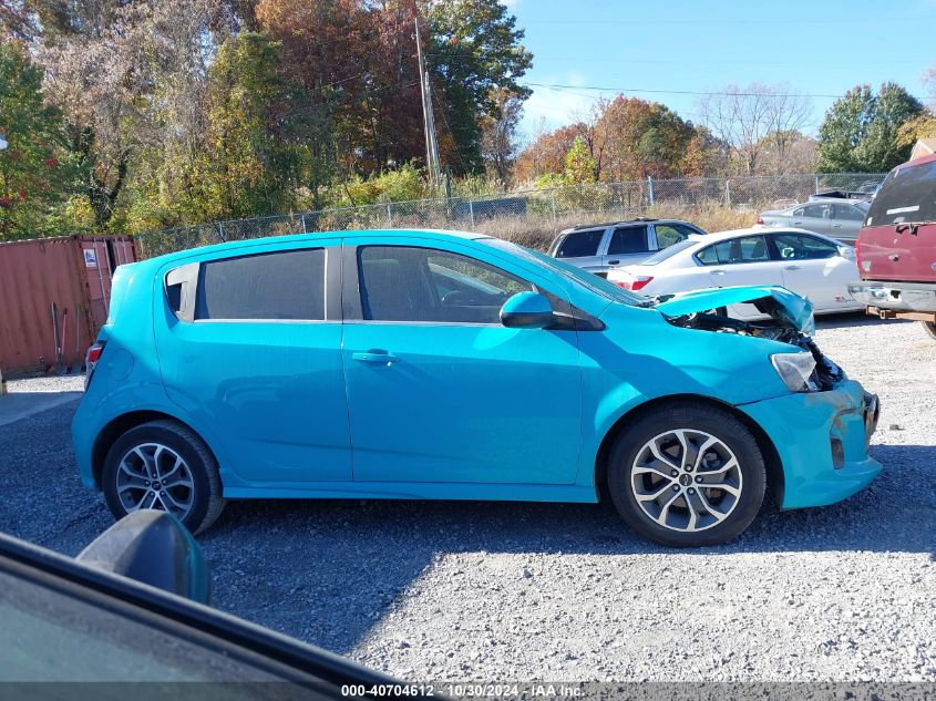 2020 Chevrolet Sonic Fwd Lt 5-Door VIN: 1G1JD6SB6L4107554 Lot: 40704612