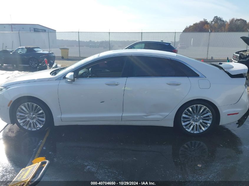 2016 Lincoln Mkz VIN: 3LN6L2G93GR633132 Lot: 40704650