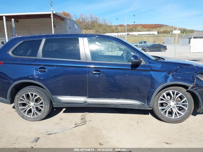 2016 Mitsubishi Outlander Es/Se/Sel VIN: JA4AZ3A30GZ016607 Lot: 40704679