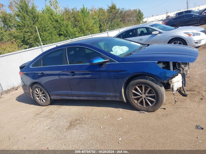 2018 Hyundai Sonata Se VIN: 5NPE24AF5JH618378 Lot: 40704702