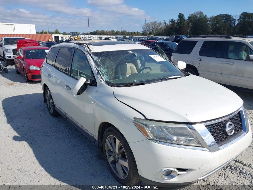 2015 Nissan Pathfinder Platinum VIN: 5N1AR2MM5FC609705 Lot: 40704721