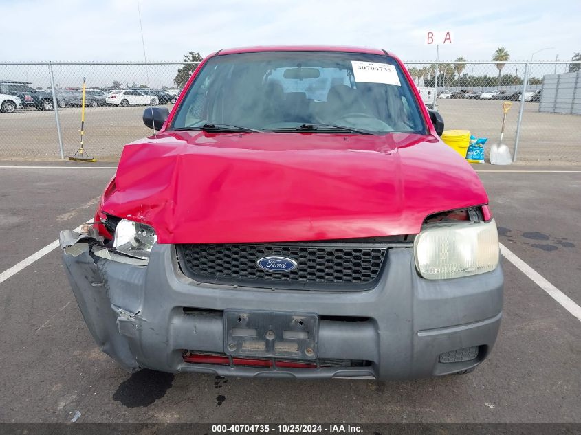 2001 Ford Escape Xls VIN: 1FMYU01141KA66602 Lot: 40704735