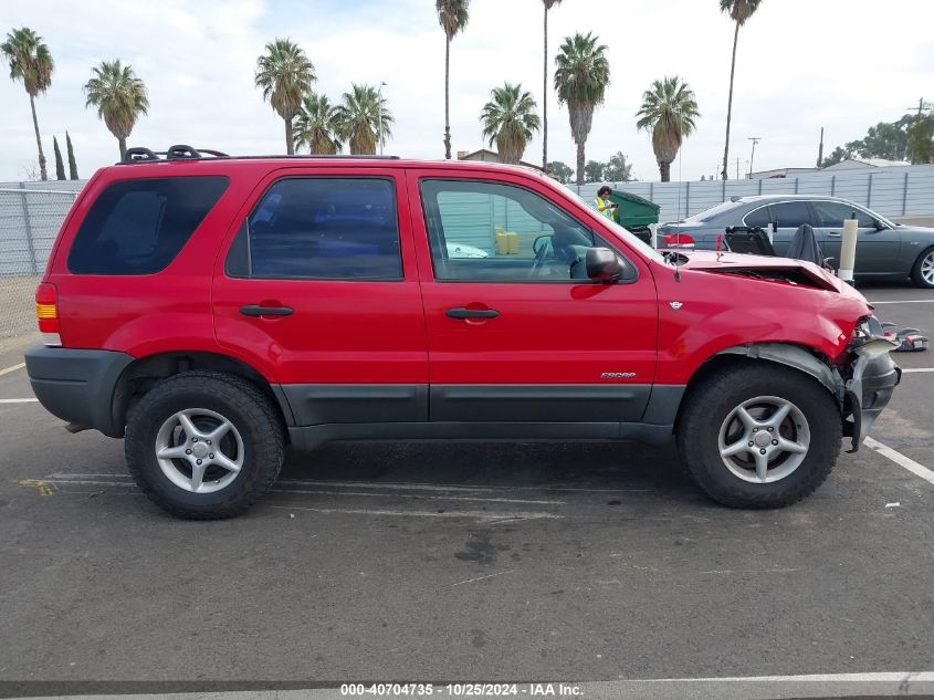 2001 Ford Escape Xls VIN: 1FMYU01141KA66602 Lot: 40704735