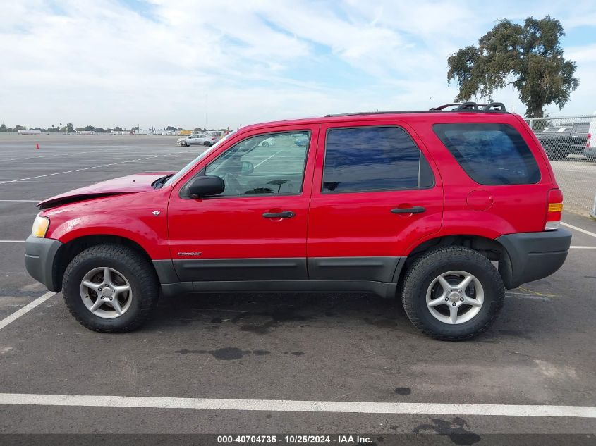 2001 Ford Escape Xls VIN: 1FMYU01141KA66602 Lot: 40704735